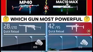 MP40 VS MAC #freefire #ff