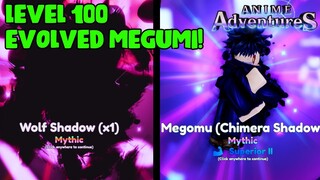 MAX LVL EVOLVED MEGUMI IN ANIME ADVENTURES!