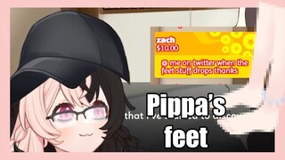 Pippa's feet plan