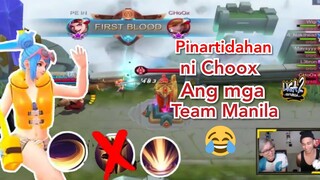 Pinartidahan ni Choox Ang Team Manila, no cable Fanny