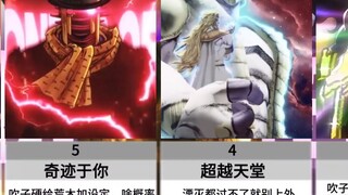 jojo吹子数量排名：