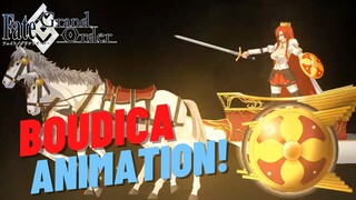 Fate Grand Order ~ Boudica Attack/Noble Phantasm Animation Update