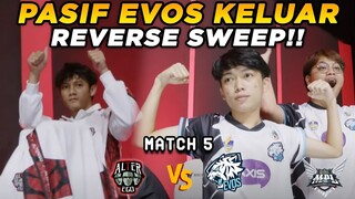 SWEET REVENGE DARI EVOS, GILA BENER2 TEGANG DARI DRAFT SAMPE KE DETIK TERAKHIR! - AE vs EVOS Match 5