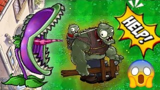 Chomper and Gargantuar Duel! Who will win? Funny moments! Funny memes! Plants Vs. Zombies. PVZ plus.