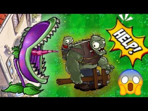 Chomper and Gargantuar Duel! Who will win? Funny moments! Funny memes! Plants Vs. Zombies. PVZ plus.