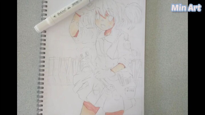 Tut tô da cho nhân vật Anime _ Min Art