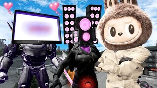 ทีวีเเมน กับ ลาบูบู  จะเลือกอะไร ... !!   TVMAN  AND  LABUBU ...!!