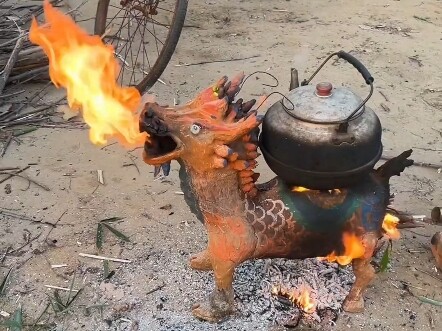 Hỏa Kỳ Lân【Một nút năm lần, đỏ rực hừng hực】