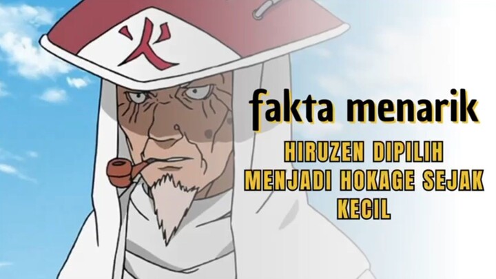 Fakta Menarik Hiruzen Dipilih menjadi hokage sejak kecil