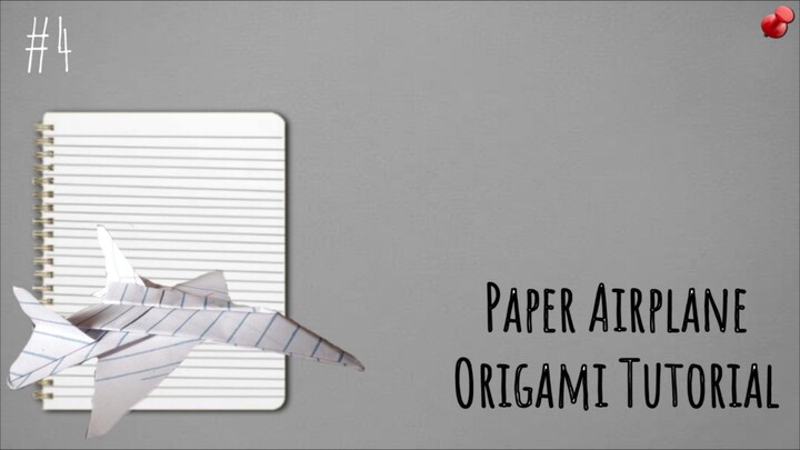 Paper Toy Airplane Origami Tutorial 🛬
