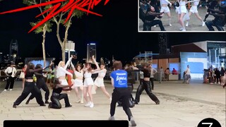 【Z轴舞团】路人视角看刀群舞路演aespa最新回归曲drama翻跳一镜到底