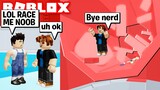 RACING A NOOB IN TOWER OF HELL! But he won... Roblox