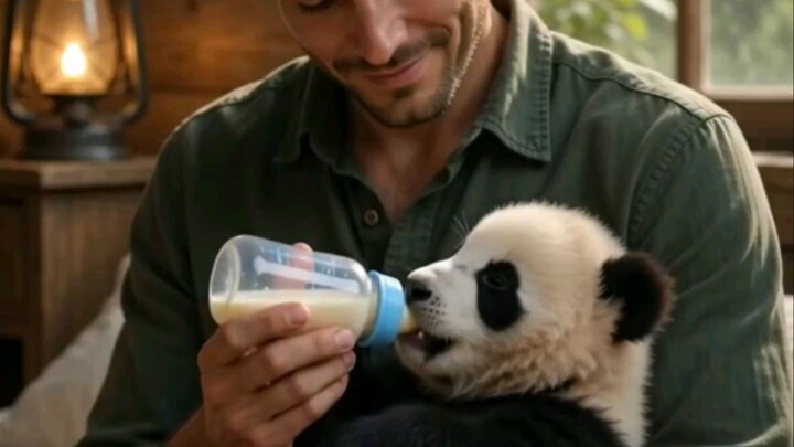 Found an Abandoned Baby Panda in the Forest 🐼 Part 1