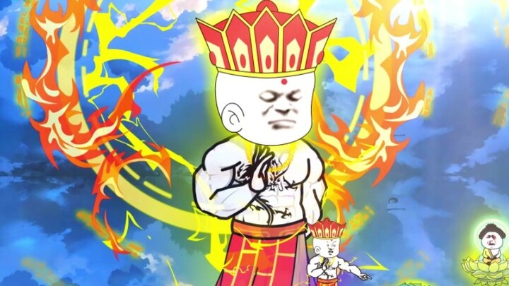 When Tang Seng became a fierce bandit, Tathagata, why don't you kneel when you see me?