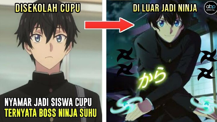 DI SEKOLAH CUPU || DI LUAR JADI SUHU PARA NINJA. ALUR CERITA ANIME SHINOBI NO ITTOKI S1