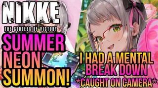 Goddess of Victory: NIKKE - Summer Neon Summon *Mental Breakdown Caught On Camera*