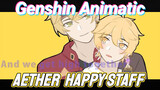 [Genshin,  Animatic] Aether,  Happy staff