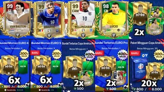 OPEN PACK EURO 24 MOMENT & COPA 24! TOP UP 3 JUTA GACHA BRUTAL! PANEN BANYAK KOIN FC MOBILE YUAHPLAY