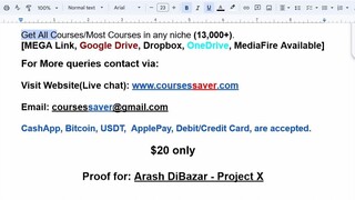 Arash DiBazar - Project X