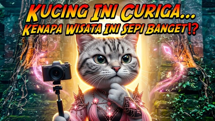 KUCING INI CURIGA… KENAPA WISATA INI SEPI BANGET⁉️