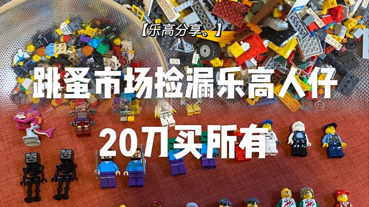 LEGO sharing | 20 yuan a bag of 5 kilograms of spare parts and LEGO minifigures found at the flea ma