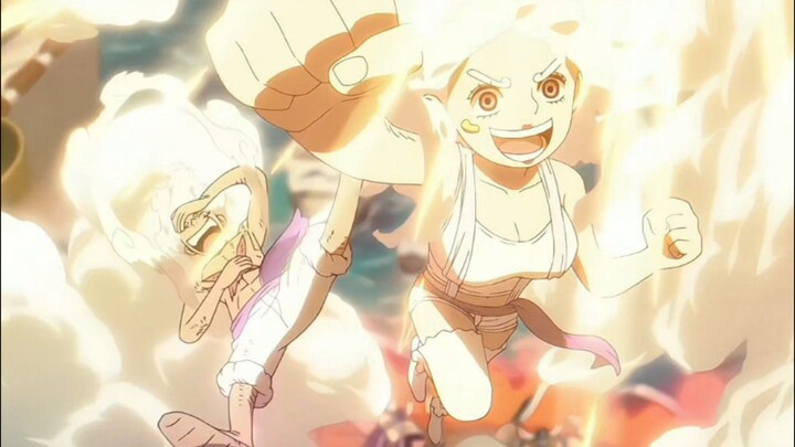 akhirnya Bonney manjadi Nika dan Emeth bertemu Luffy