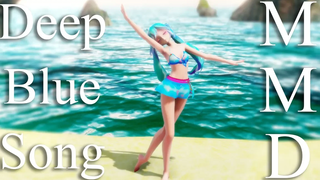 MMD + DL โครงการ iMarine --DEEP BLUE SONG -Miku SSR- (1080p 60fps)