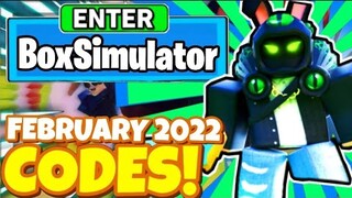 FEBRUARY *2022* ALL NEW SECRET OP CODES! In Roblox Box Simulator