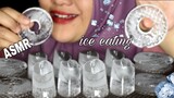 ASMR ICE EATING || MAKAN ES BATU || GLASS ICE 🥃🥃🥃|| DONUTS ICE 🍩🍩🍩|| segar || asmr mukbang indonesia
