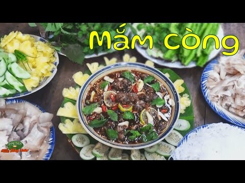 MẮM CÒNG - Món ăn quê nghèo nay đã thành đặc sản miền Tây | Đặc sản miền sông nước