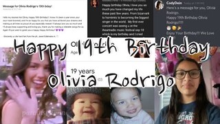 HAPPY 19TH BIRTHDAY OLIVIA RODRIGO | ft. Livies and @OliviaRodrigo_Fam