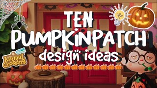 10 IDEAS💡 FOR YOUR PUMPKIN PATCH!!! // ANIMAL CROSSING NEW HORIZONS