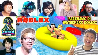 Reaksi Gamer Roblox Berenang & Bermain Di Waterpark, SERU BANGET!!! | Roblox Indonesia