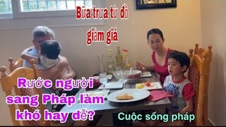 Bữa trưa ức gà Tây giảm giá chiên/thuê người từ VN sang làm có khó không/Cuộc sống pháp/xuất khẩu lđ