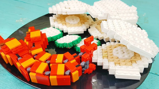 Lego Seafood - เลโก้ในชีวิตจริง การทำอาหารแบบสต็อปโมชั่น & ASMR