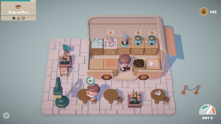 [Steam] Adorable and heartwarming café truck management game — “Coffee Caravan” demo gameplay