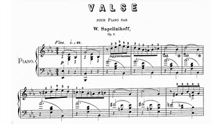 Vasily Sapelnikov - Waltz in E-flat major Op. 1 (audio + sheet music)