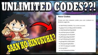 SAAN AKO KUMUKUHA NG REDEEM CODES? MOBILE LEGENDS TUTORIAL