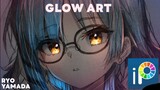 [SPEEDPAINT] Glow art Ryo yamada² - bocchi the rock💙