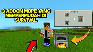 3 ADDON YANG SANGAT BERGUNA UNTUK SURVIVAL DI MCPE!!
