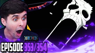 "BROOK NEEDS HELP" One Piece Ep. 353,354 Live Reaction!
