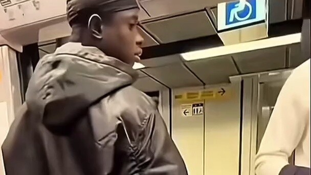 Kicked out of the subway car