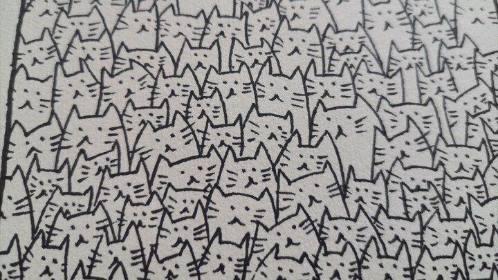 Pen practice 130 drawing steps