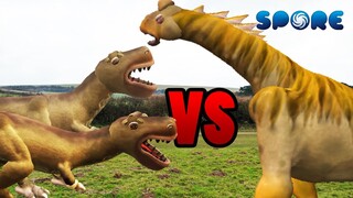 T-Rex vs Giraffatitan | SPORE