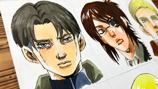 What would it be like to draw Attack on Titan in the style of JOJO?