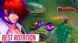 THIS IS NOOB TO PRO ROTATION EXP CHOU in SEASON 24 (IORI YAGAMI) GAMEPLAY