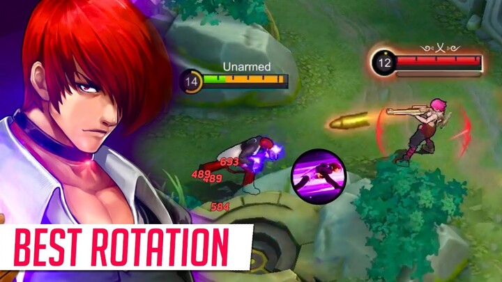 THIS IS NOOB TO PRO ROTATION EXP CHOU in SEASON 24 (IORI YAGAMI) GAMEPLAY