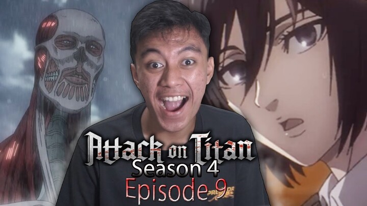 MIKASA dan ARMIN Tambah CANTIK!! | Attack On Titan Season 4 INDONESIA REACTION Episode 9