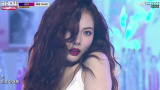 【4K LIVE】泫雅/HyunA - BABE (170830 MBC Show Champion)