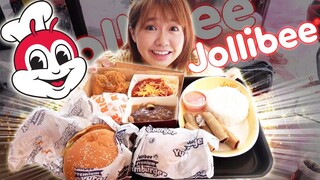 JOLLIBEE MUKBANG ! JAPANESE EATS JOLLIBEE FOR THE FIRST TIME